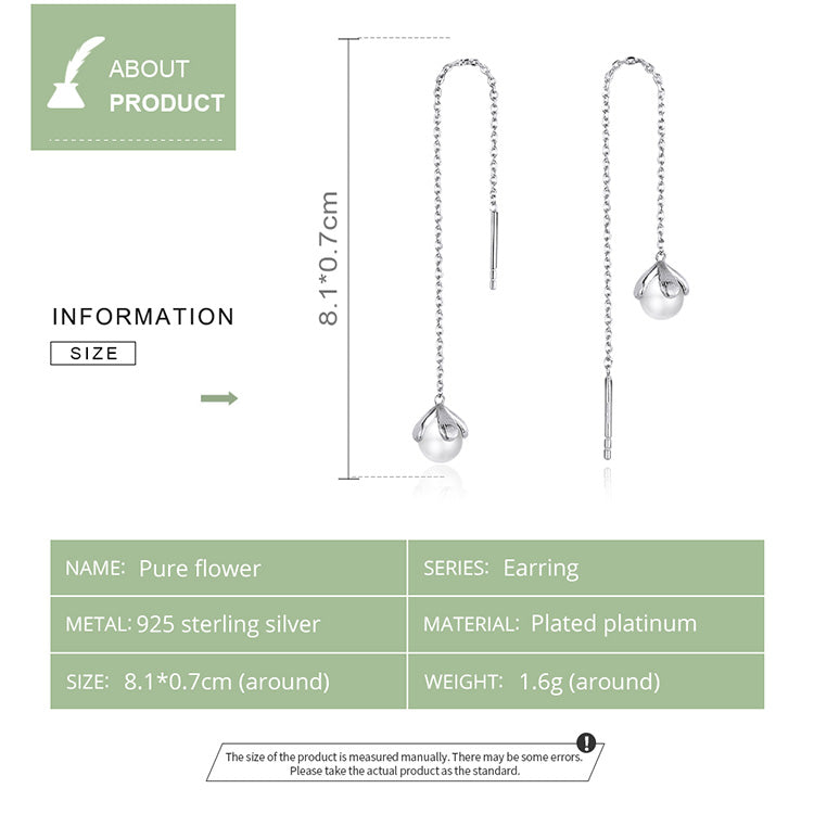 Floral Stamen Threader Earrings