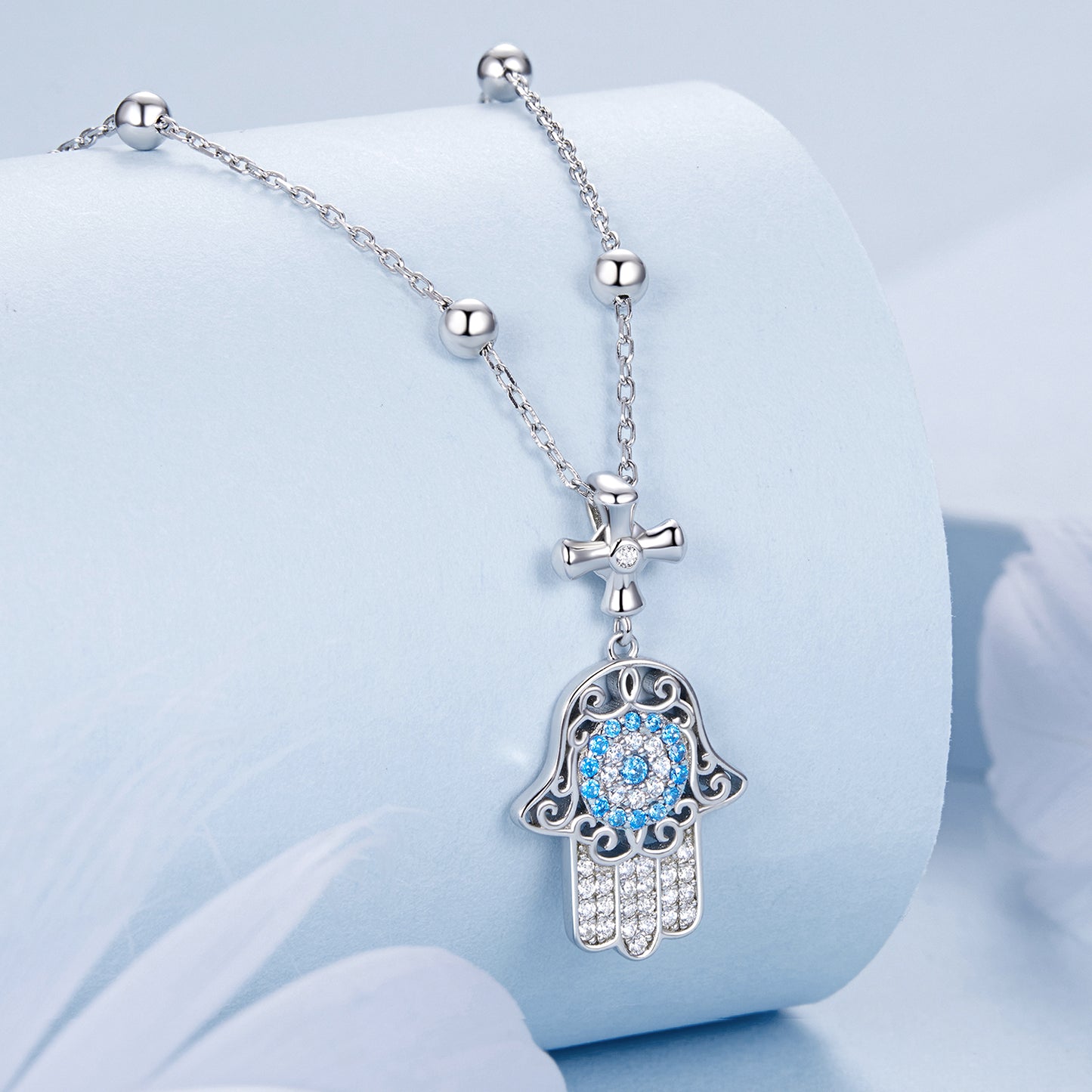 Hamsa Hand Charm Necklace
