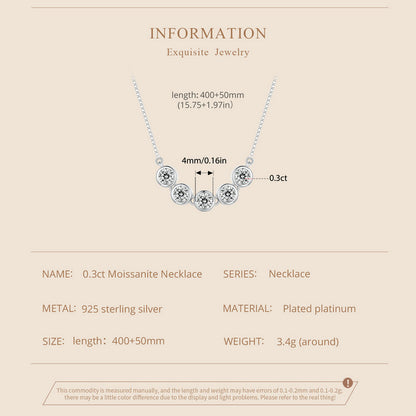 0.3ct Moissanite Necklace
