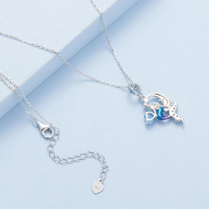 Mermaid Tail Pendant Necklace