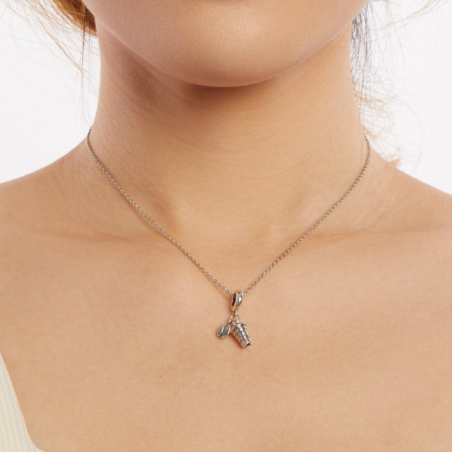 Coffee Cup Pendant Charm