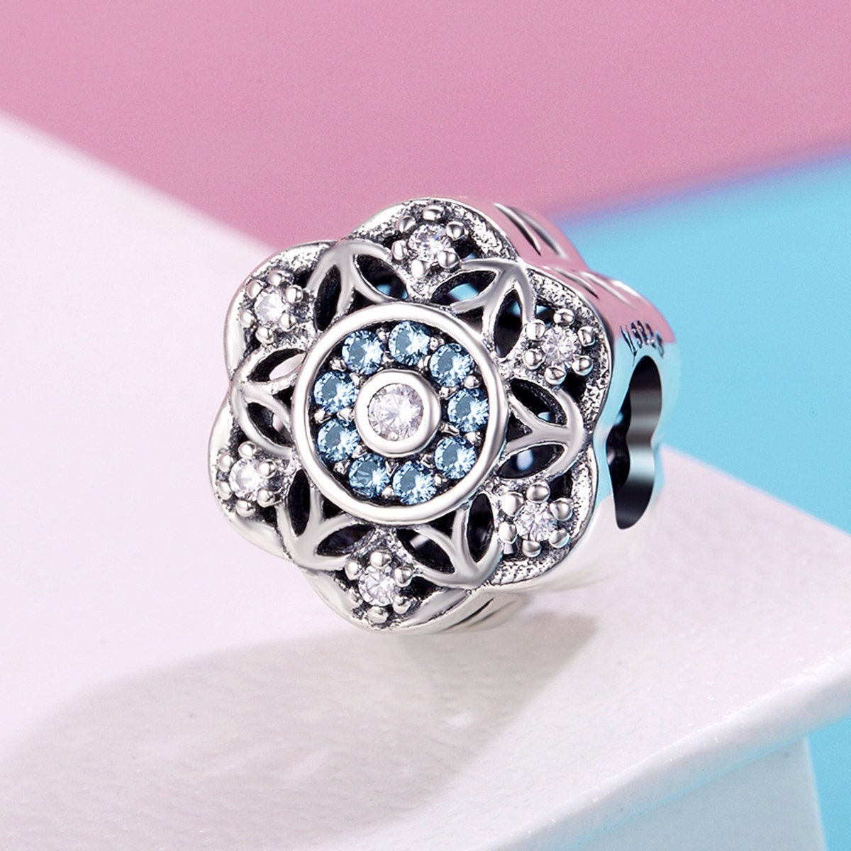 Romantic Snowflakes Charm