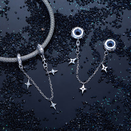 Star Safety Chain Charm