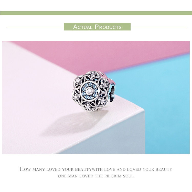 Romantic Snowflakes Charm