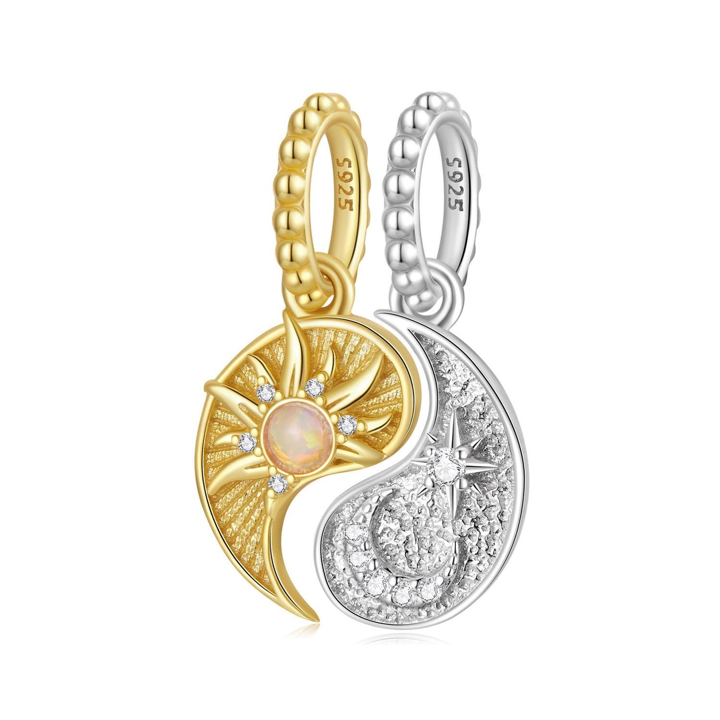 Taiji Bagua Sun Pendant Charm