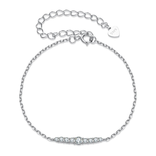 Minimalist Moissanite Bracelet