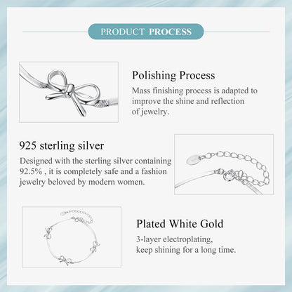 Delicate Bow Detail Bracelet