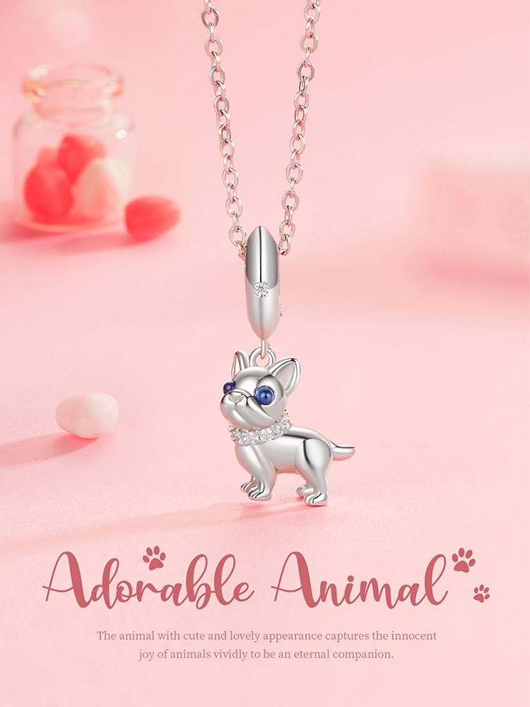 French Bulldog Pendant Charm