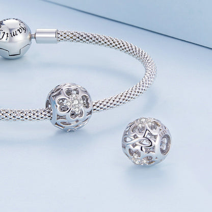 Infinite Heart Bead Charm