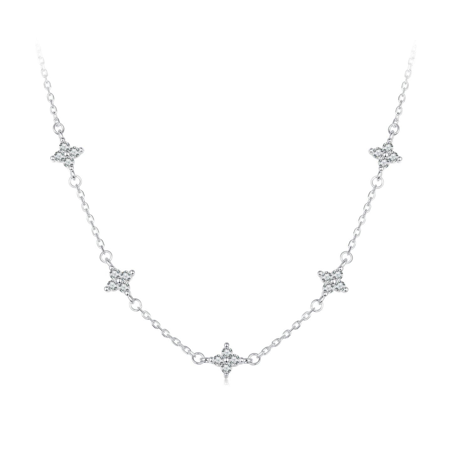 Clover and Stardust Necklace