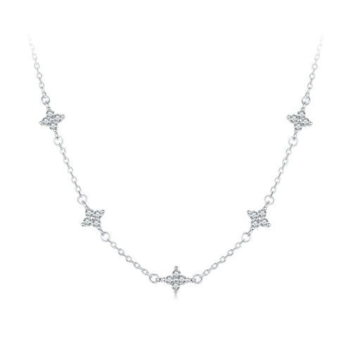 Clover and Stardust Necklace