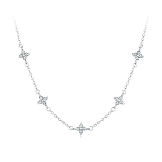 Clover and Stardust Necklace