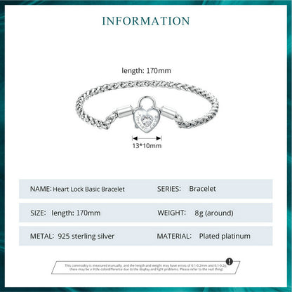 Heart Lock Basic Bracelet