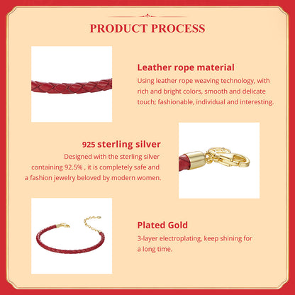 Lucky Red Cord Bracelet
