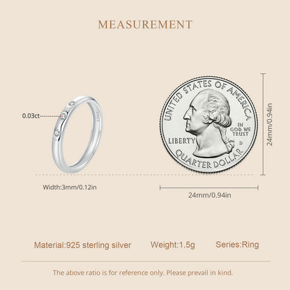 Halo Moissanite Ring