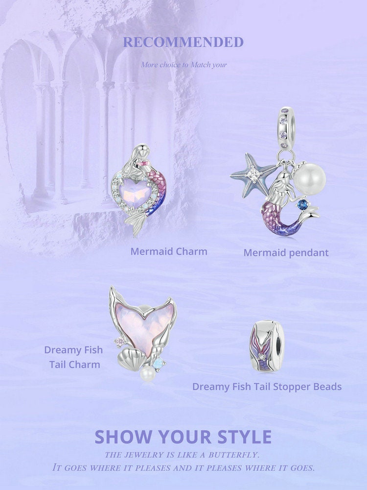 Mermaid Pendant Charm