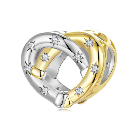 Heart Horseshoe Charm