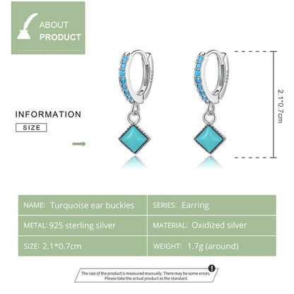 Stone Clip Earrings