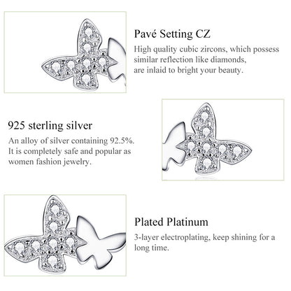 Butterfly Stud Earrings
