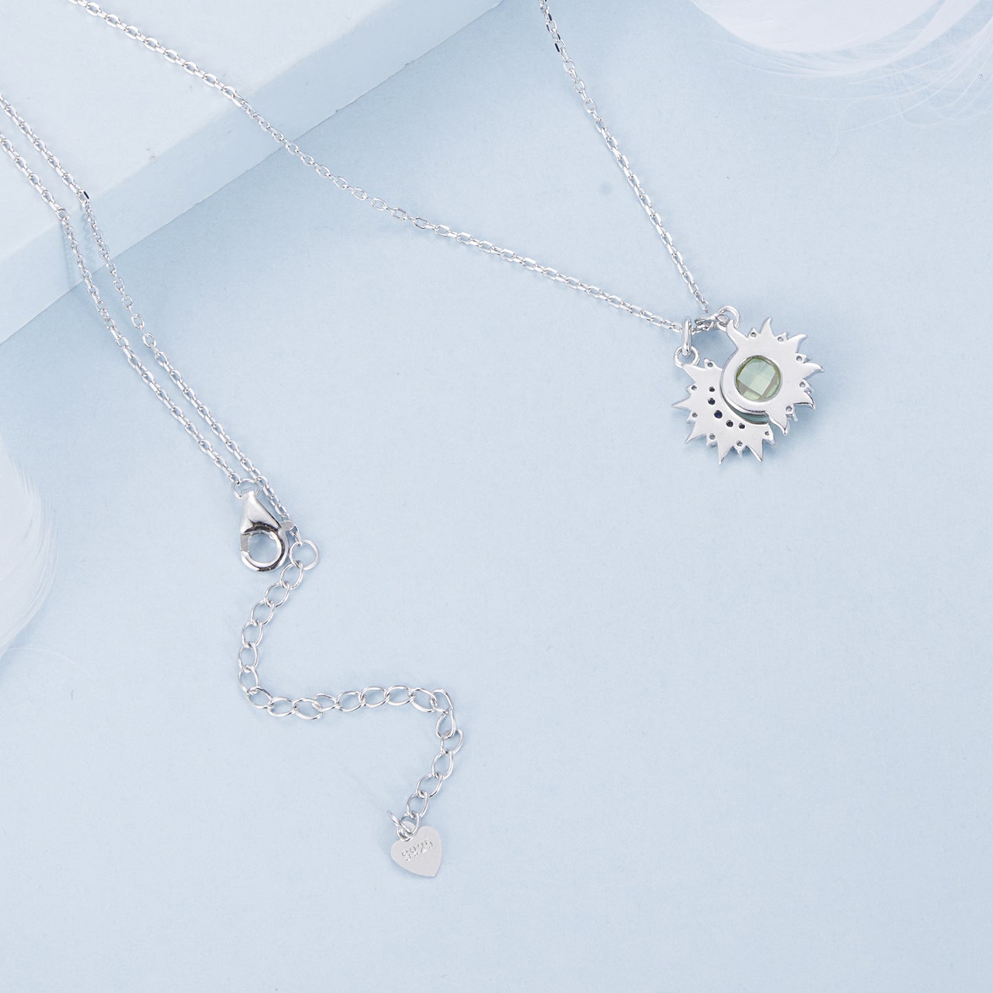 Sun and Moon Pendant Necklace