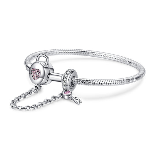 Heart Key Basic Bracelet