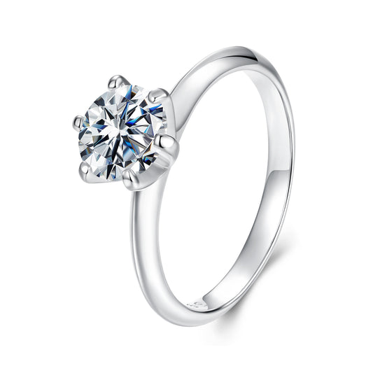 Moissanite Engagement Ring