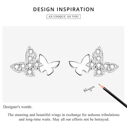 Butterfly Stud Earrings