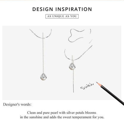 Floral Stamen Threader Earrings