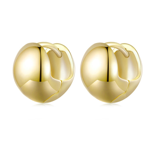 Mirror Clip Earrings