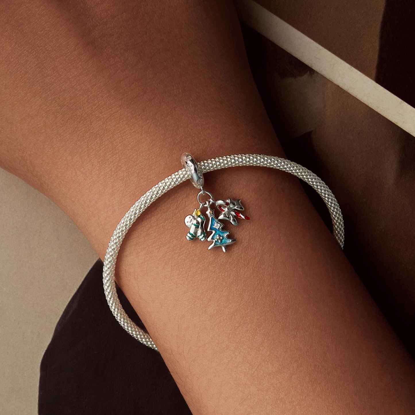 Festive Christmas Pendant Charm