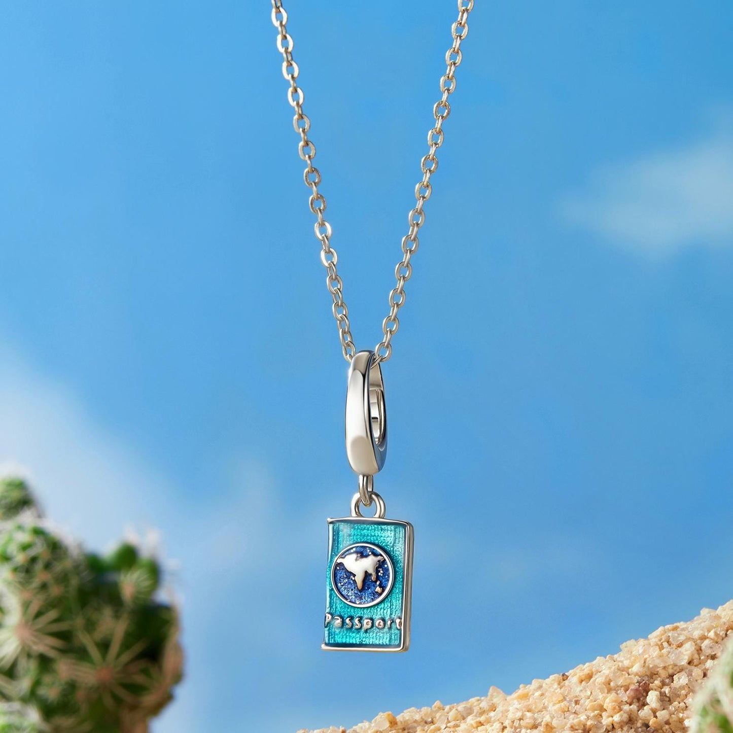 Passport Pendant Charm