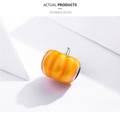 Golden Pumpkin Charm