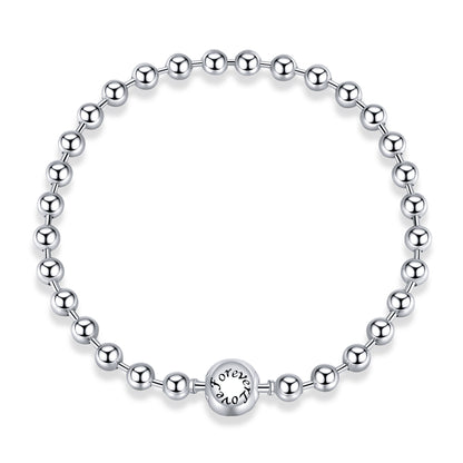 Sterling Silver Beaded Bracelet
