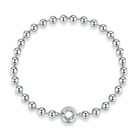 Sterling Silver Beaded Bracelet