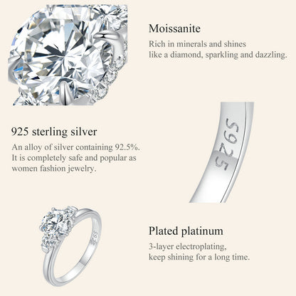 Exquisite Moissanite Ring