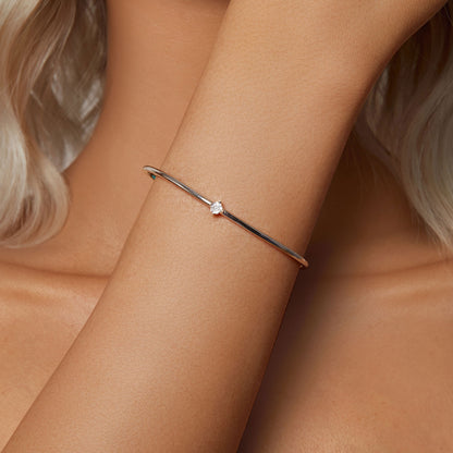 Slim Minimalist Bangle Bracelet
