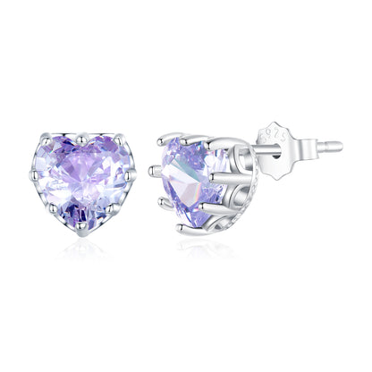 June Birthstone Stud Earrings