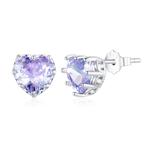 June Birthstone Stud Earrings