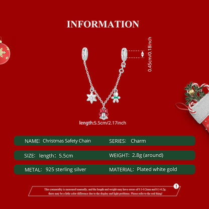 Christmas Safety Chain Charm