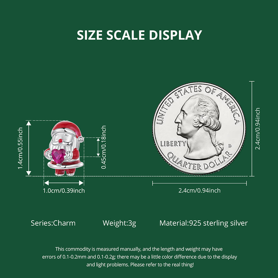 Santa Claus Beads Charm