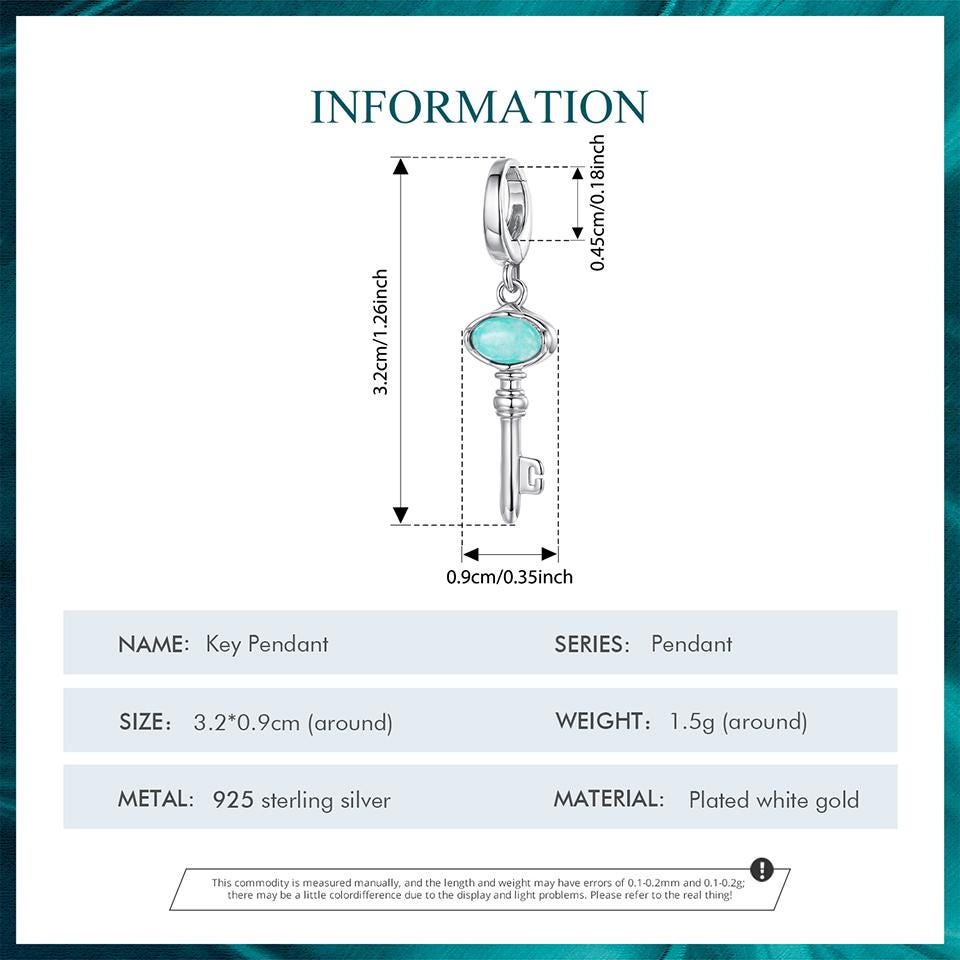 Key Pendant Charm