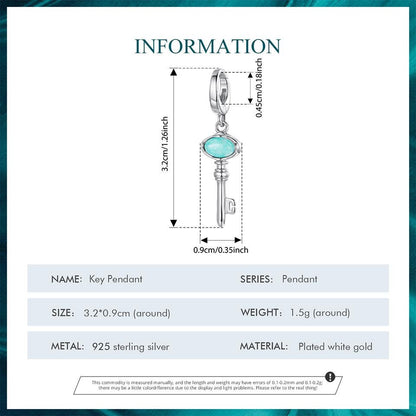 Key Pendant Charm