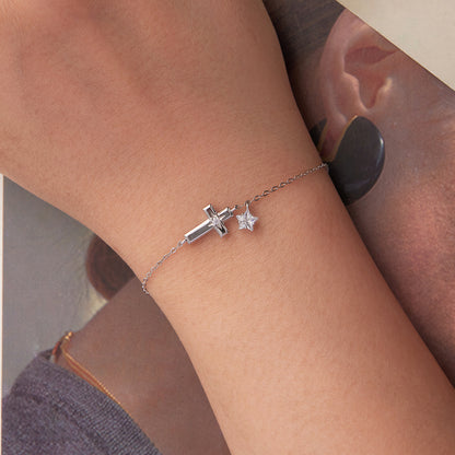 Starlight Cross Bracelet