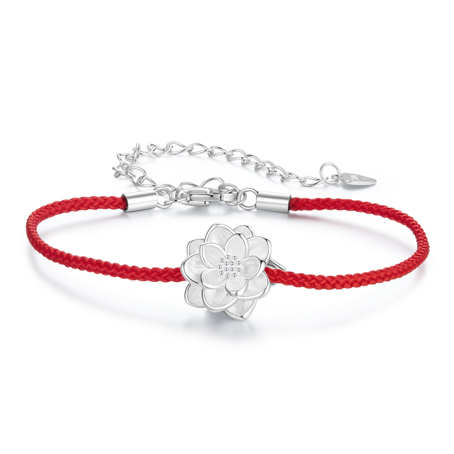 Lotus Red Cord Bracele