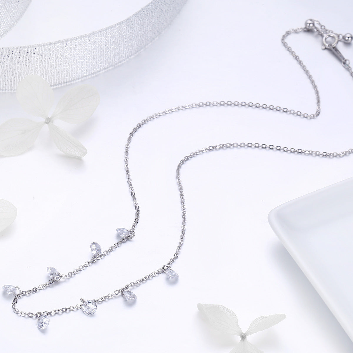 Simple Elegance Sterling Silver Necklace