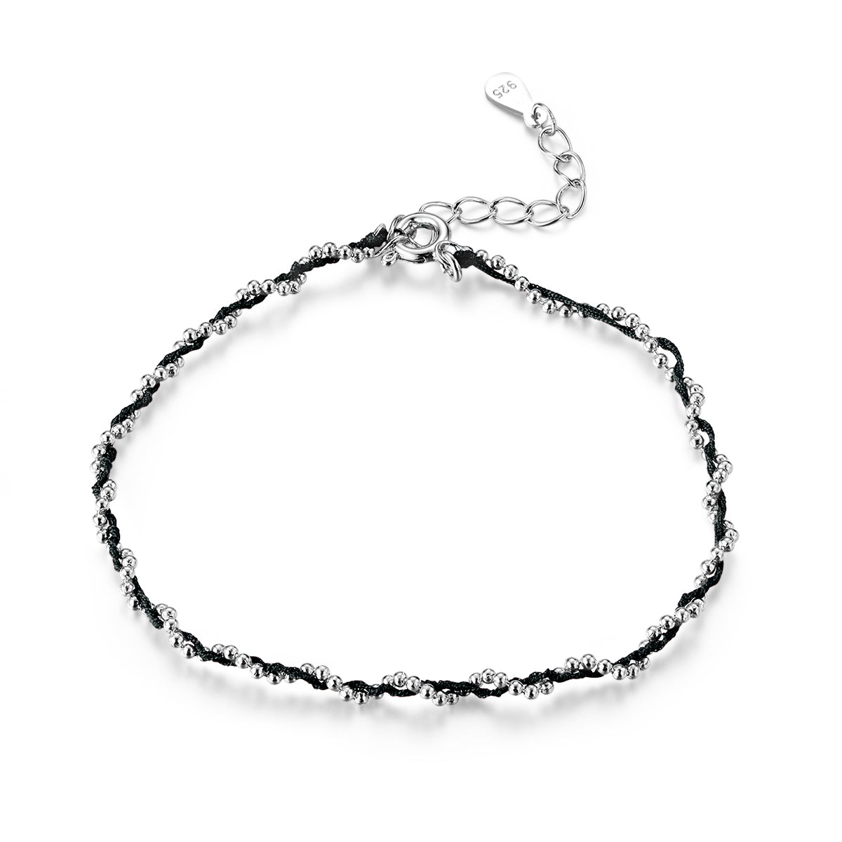 Compact Red String Bracelet