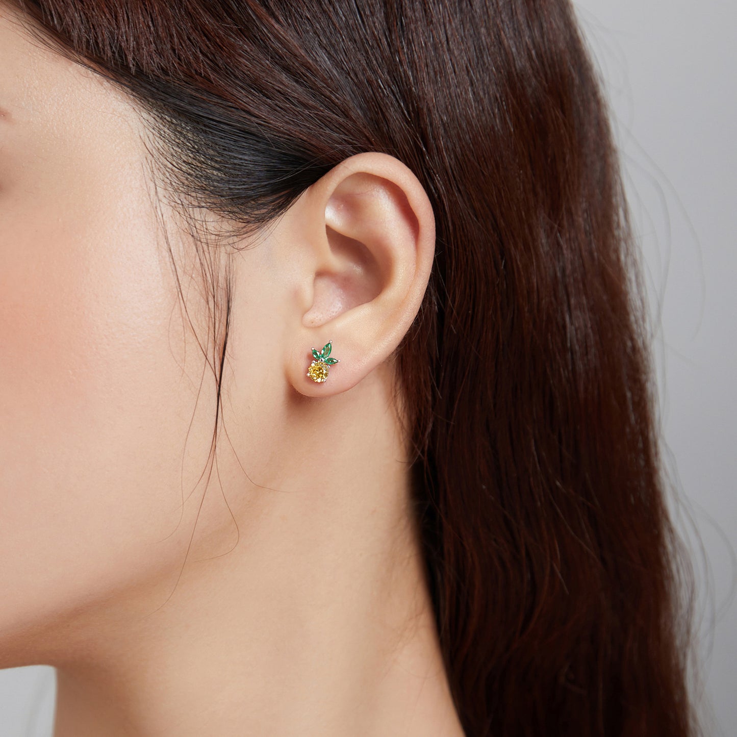 Summer Pineapple Drop Earrings