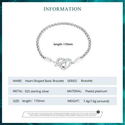 Heart-Shaped Basic Bracelet