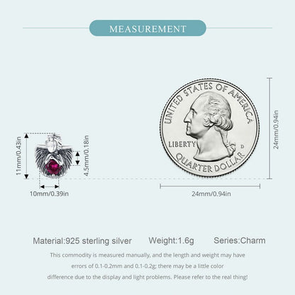Heart Angle Charm