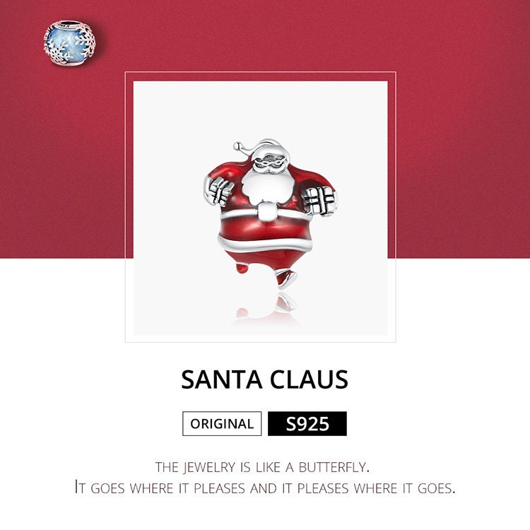 Christmas Theme Santa Claus Charm